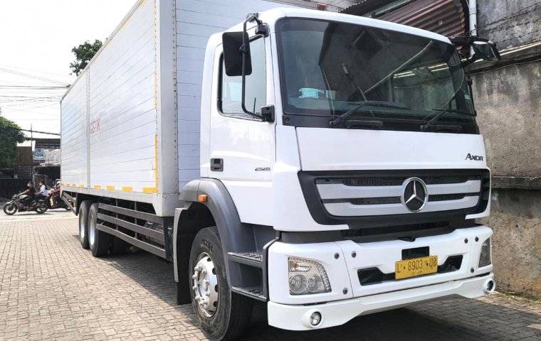 MULUS+banBARU MURAH Mercedes benz Axor tronton 6x2 box aluminium 2019