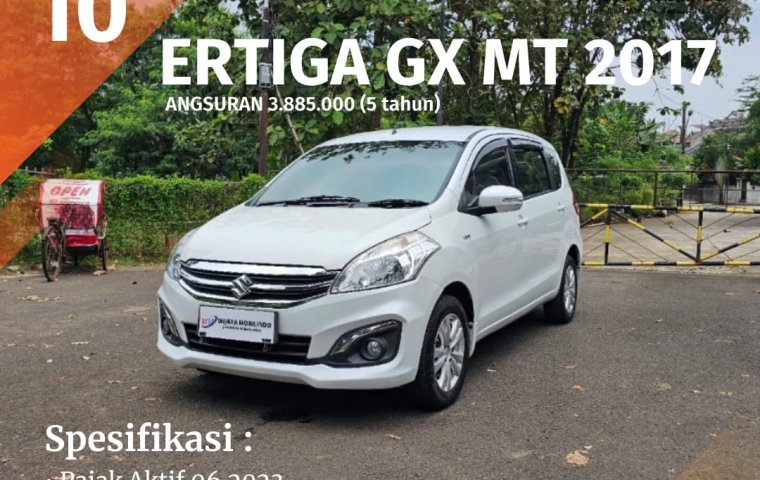 TERMURAHH [DP 10 JUTA] SUZUKI ERTIGA GX 1.4 MANUAL (MT) 2017 PUTIH