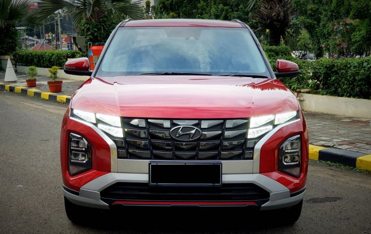 Dp Murah All New Hyundai Creta 1.5L Prime IVT AT 2022 Two-Tone Dragon Red Pearl