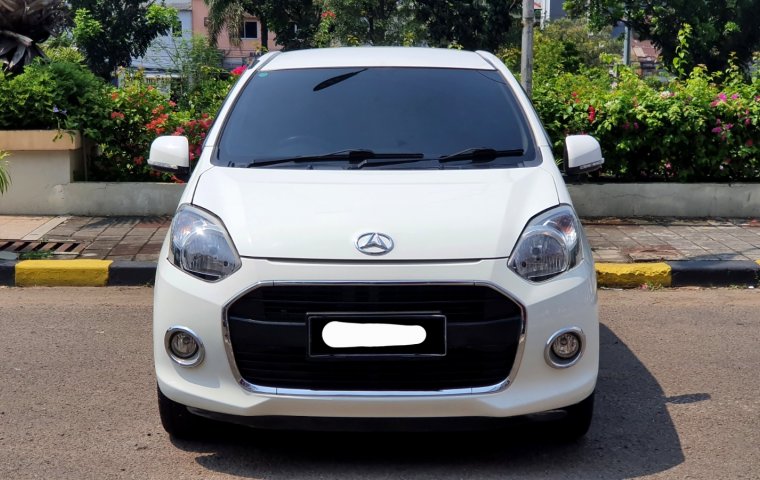 Daihatsu Ayla 1.0L X MT 2013 manual putih dp15jt km 68rban cash kredit proses bisa dibantu