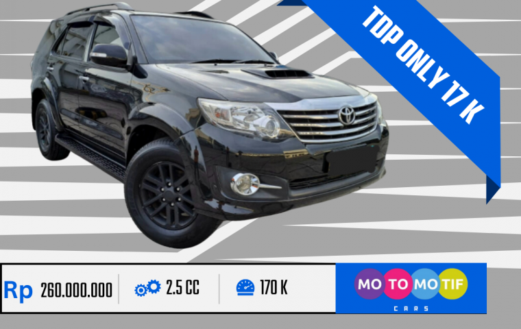 Fortuner 2.5 G Diesel TERMURAH!!!!