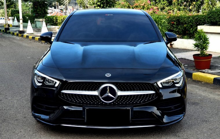 12rb mls Mercedes Benz CLA 200 AMG Line CBU Facelift AT 2019 hitam cash kredit proses bisa dibantu