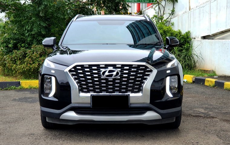 Km17rb Hyundai Palisade Signature 2022 hitam record sunroof cash kredit proses bisa dibantu