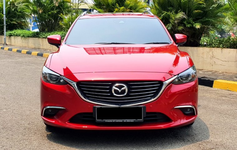 Km35rb Mazda 6 Elite Estate 2018 Wagon sunroof merah tangan pertama dari baru cash kredit bisa