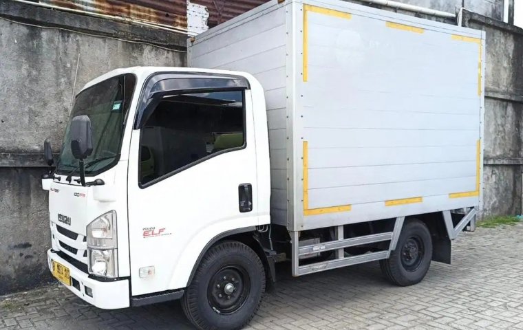 spertibaru380kmMURAH CDE Isuzu Elf engkel NLR 55 TX box alumunium 2020