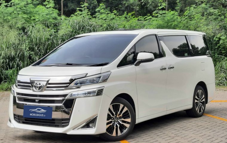 Toyota Vellfire 2.5 G Van Wagon ATPM 2019 Putih Km 20 Rb Dp 25,9 jT No Pol Genap