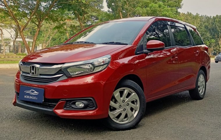 Honda Mobilio 1.5 E MPV AT 2018 Merah Dp 14,9 Jt No Pol Ganjil