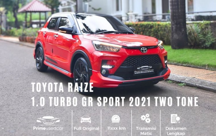 Raize 1.0 Turbo GR Sport CVT TSS (Two Tone) KM Low - Mobil Greessss Toyota