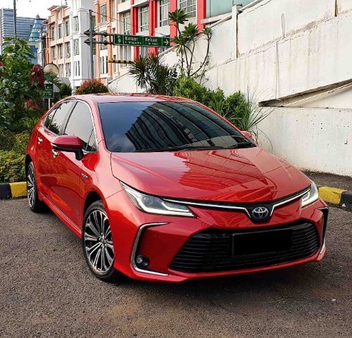 Toyota Corolla Altis 1.8 HYBRID TNGA AT Red on Black NIK 2019