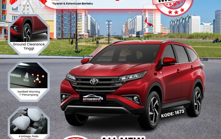 TOYOTA ALL NEW RUSH (DARK RED MICA METALLIC)  TYPE S TRD SPORTIVO 1.5 A/T (2019)