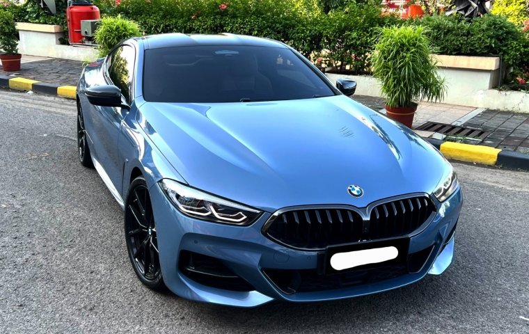 BMW 840i Coupe M Technic AT 2022 biru 4rban mls siap pakai cash kredit proses bisa dibantu