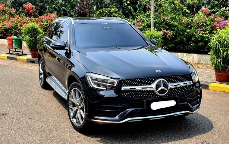 Mercedes-Benz GLC 200 AMG Line 2021 hitam 12rban mls cash kredit proses bisa dibantu