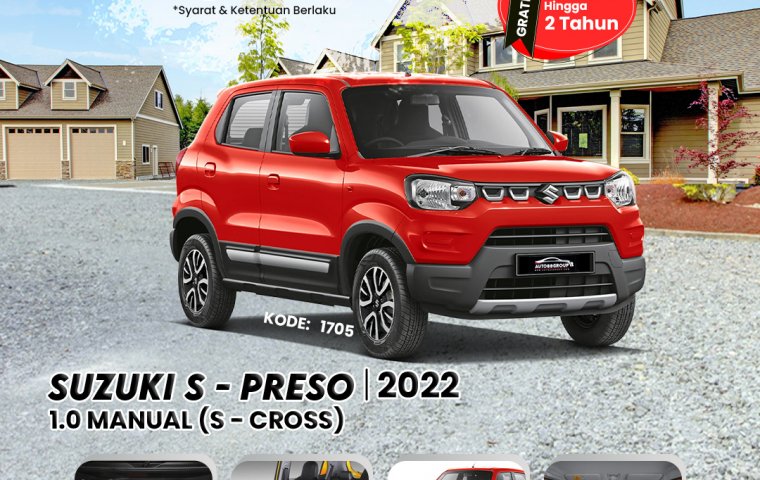 SUZUKI S - PRESSO (SOLID RED FIRE)   1.0 M/T (2022)