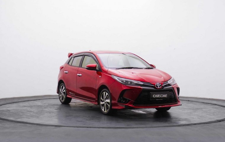 Toyota Yaris TRD CVT 7 AB 2021 Merah Harga Promo Di Bulan Ini Dan Bunga 0%
