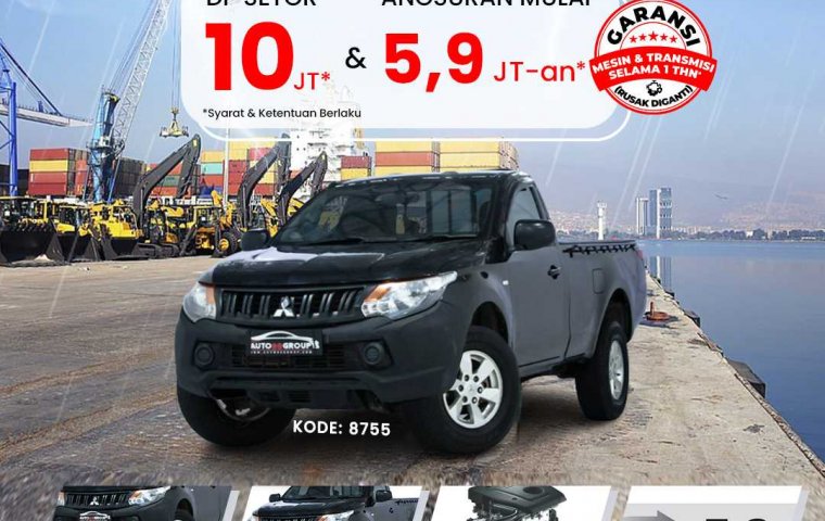 MITSUBISHI STRADA TRITON (JET BLACK MICA)  TYPE GLX SINGLE CABIN 2.5 M/T (2017)