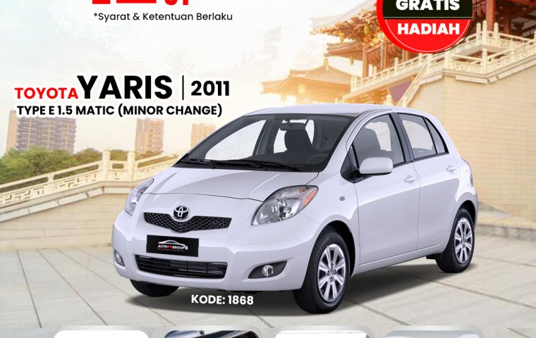 TOYOTA YARIS (SILVER METALLIC)  TYPE E MINOR CHANGE 1.5 A/T (2011)