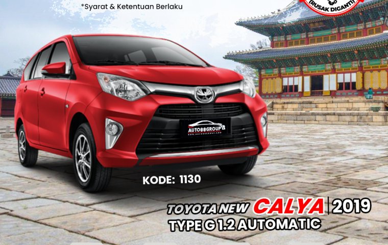 TOYOTA NEW CALYA (RED)  TYPE G 1.2 A/T (2019)
