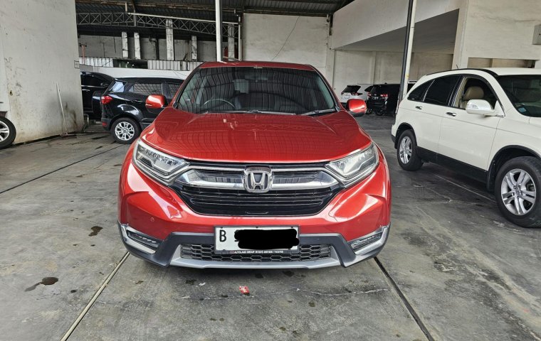 Honda CRV Prestige Turbo AT ( Matic ) 2018 Merah Bata Km 75rban plat jakarta  timur
