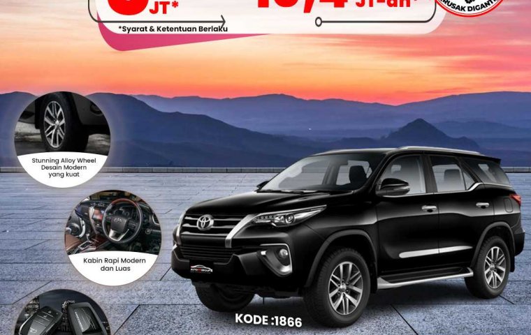 TOYOTA FORTUNER (ATTITUDE BLACK MICA) TYPE G DIESEL LUX 2.4CC A/T (2018)