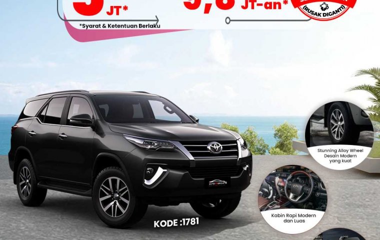 TOYOTA FORTUNER (HITAM) TIPE SRZ 2.7CC AT (2017)