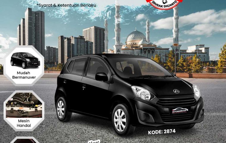 DAIHATSU NEW AYLA (ULTRA BLACK SOLID)  TYPE M 1.0 A/T (2017)