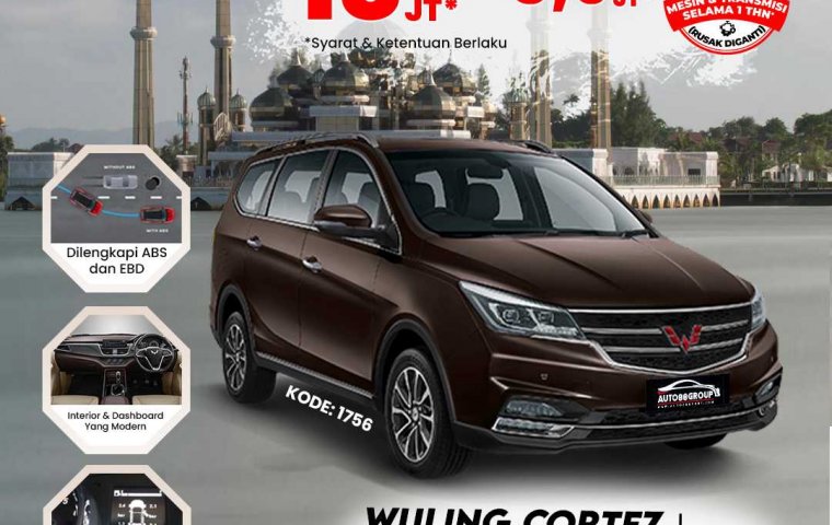 WULING CORTEZ (BURGUNDY RED)  TYPE L LUX+ AMT 1.8 A/T (2018)