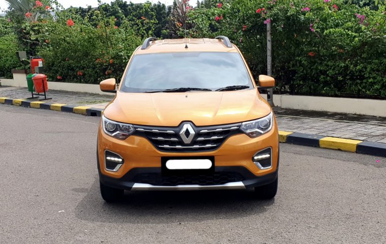 Renault Triber RXZ AT 2020 kuning km36rb dp 10 jt cash kredit proses bisa dibantu