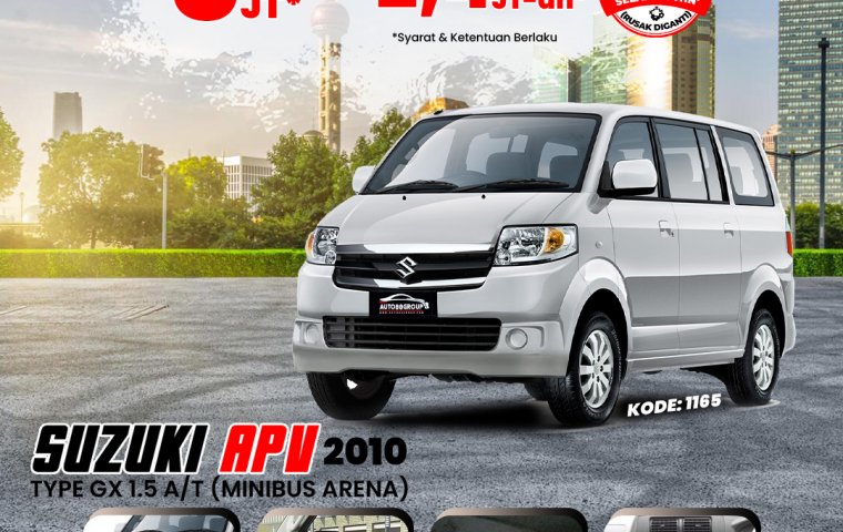 SUZUKI APV (SILKY SILVER METALLIC)  TYPE GX ARENA 1.5 A/T (2010)