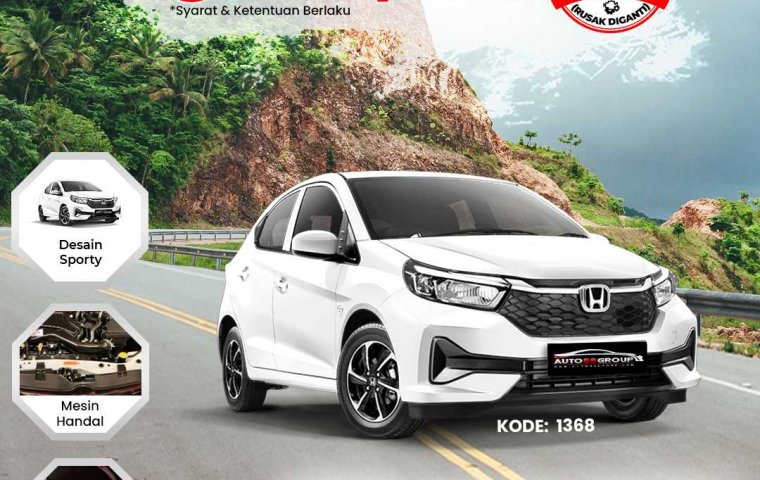 HONDA NEW BRIO (TAFFETA WHITE)  TYPE E 1.2 CVT (2023)
