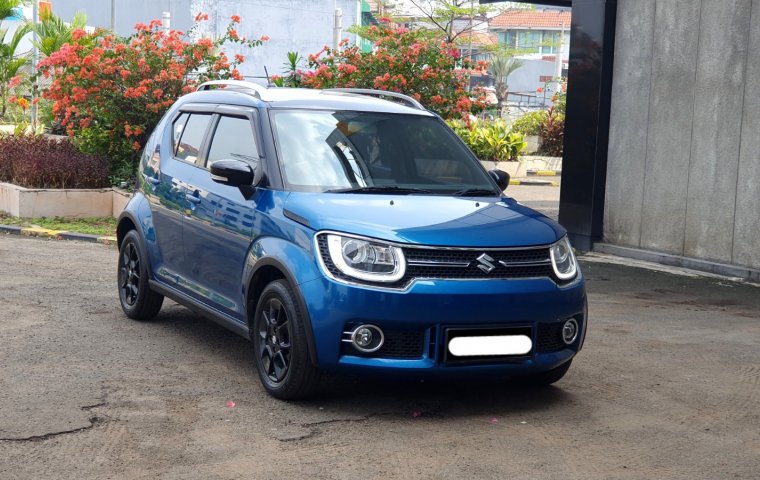 Suzuki Ignis GX 2018 biru matic km18rb dp19jt saja cash kredit proses bisa dibantu