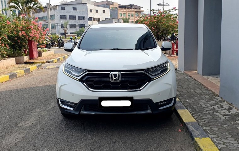 Honda CR-V 1.5L Turbo Prestige 2018 putih sunroof cash kredit proses bisa dibantu