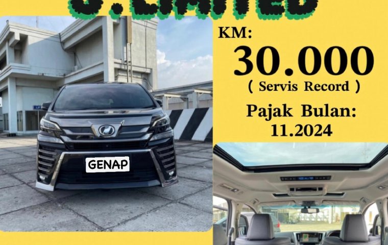 KM 30.000 SERVIS RECORD!! TOYOTA VELLFIRE 2.5 G LIMITED 2016 AUTOMATIC