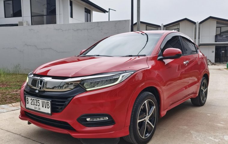 Honda HR-V 1.8L Prestige 2019 Merah KM32rb TGN Pertama Mulus banget