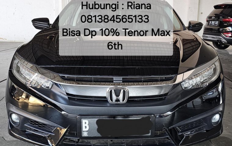 Honda Civic Turbo ES A/T ( Matic ) 2016 Hitam Km 41rban Mulus Tangan 1