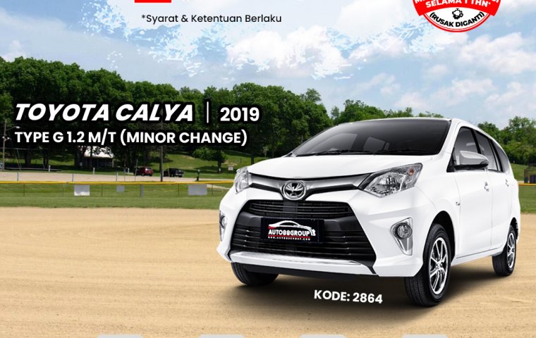 TOYOTA CALYA (WHITE)  TYPE G MINOR CHANGE 1.2 M/T (2019)