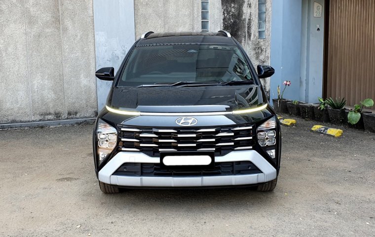 Hyundai Stargazer X 2023 prime hitam matic km 8 ribuan cash kredit proses bisa dibantu