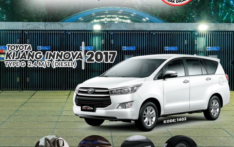 TOYOTA KIJANG INNOVA (SUPER WHITE)  TYPE G 2.4 M/T (2017)