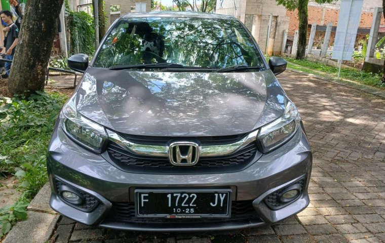 Honda Brio Satya E CVT 2020 Abu-abu