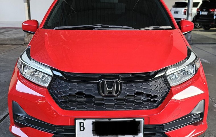 Honda Brio E A/T ( Matic ) 2023/ 2024 Merah Km Cuma 12rban Mulus Gress