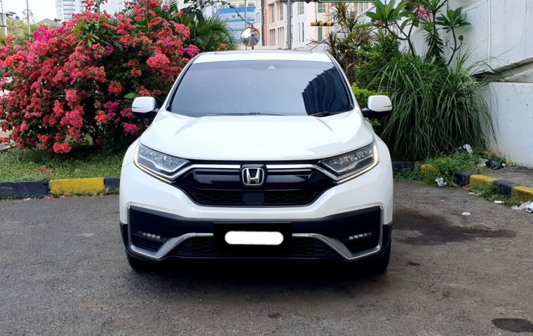 Honda CR-V 1.5L Turbo Prestige 2022 putih sensing sunroof