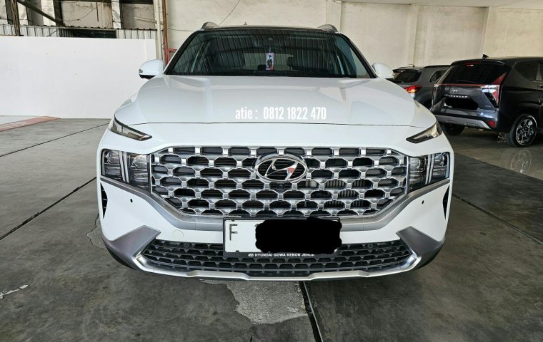 Hyundai Santa Fe 2.2 Signature AT ( Matic ) 2022 / 2023 Putih Km Antik low 17rban Good Condition