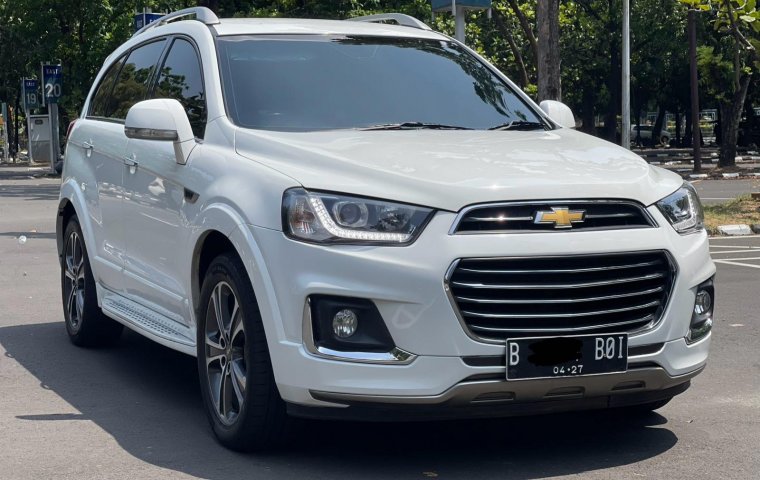 DISKON GEDE CHEVROLET CAPTIVA LTZ 2017 DIESEL AT PUTIH SIAP PAKAI