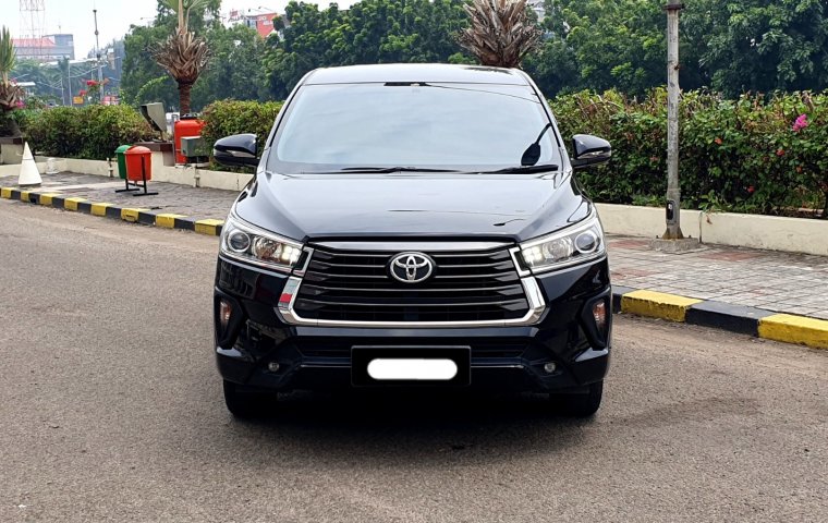 Toyota Kijang Innova V Luxury A/T Gasoline 2021 bensin hitam km44ribuan cash kredit proses bisa