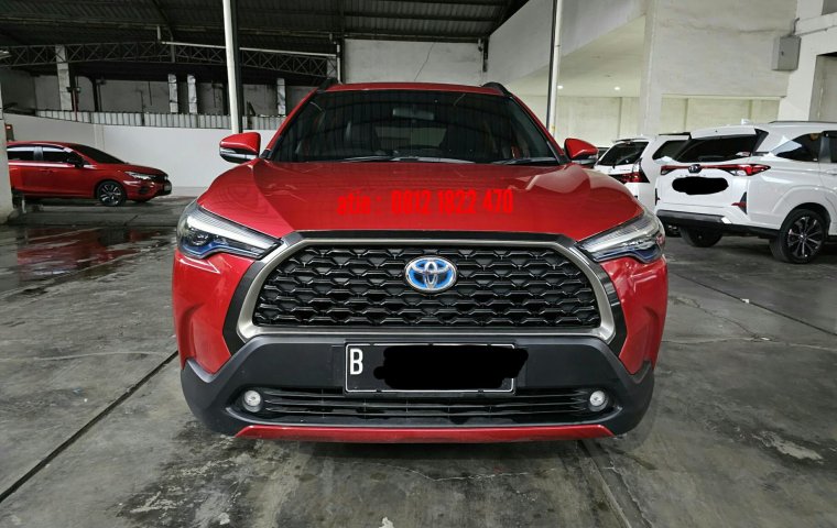 Toyota Corolla Cross 1.8 Hybrid AT ( Matic ) 2021 Merah Km Antik low cuma 26rban  An PT Siap Pakai