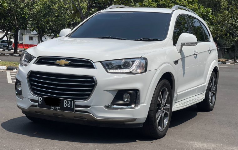 CHEVROLET CAPTIVA LTZ DIESEL 2017 AT PUTIH DIJUAL CEPAT TERMURAH