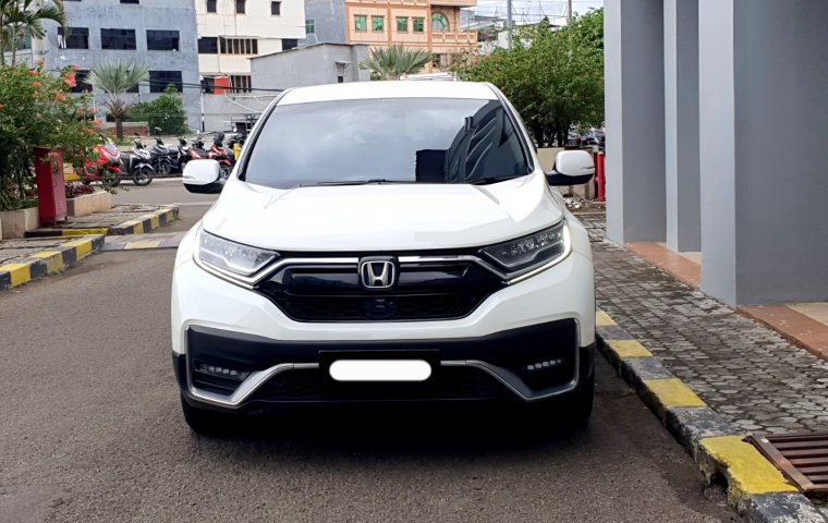 Honda CR-V 1.5L Turbo 2021 putih km 36ribuan cash kredit proses bisa dibantu