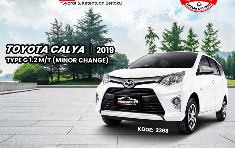 TOYOTA CALYA (WHITE)  TYPE G MINOR CHANGE 1.2 M/T (2019)