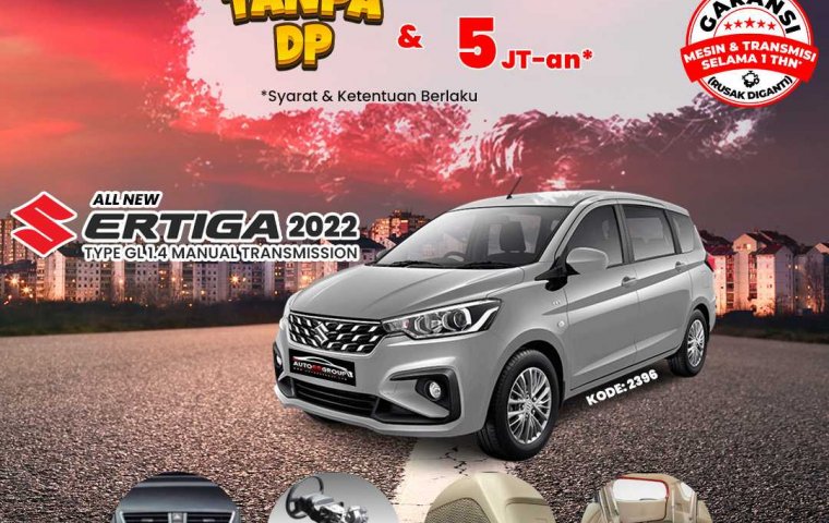 SUZUKI ALL NEW ERTIGA (SILKY SILVER METALLIC)  TYPE GL 1.4 M/T (2022)