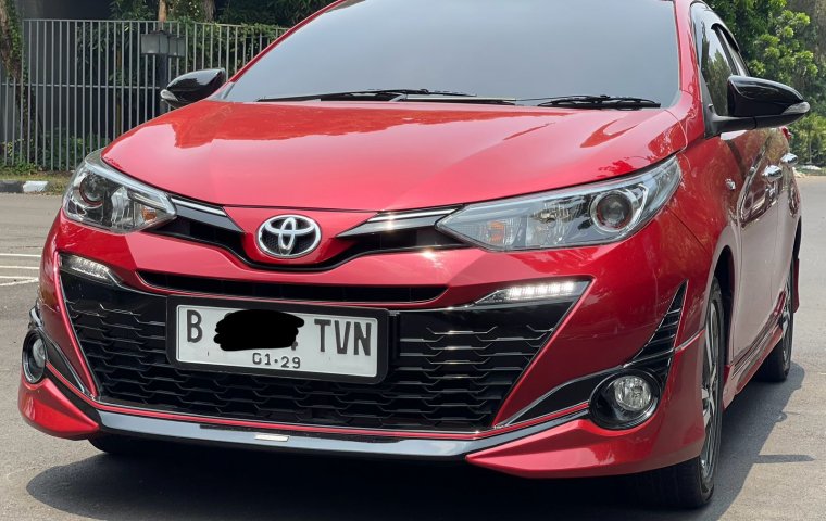 TOYOTA YARIS TRD SPORTIVO AT 2019 MERAH DIJUAL CEPAT TERMURAH BERGARANSI