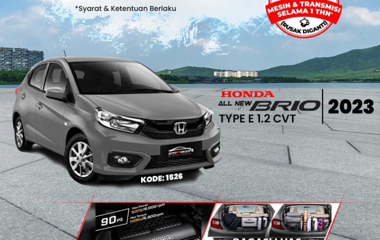 HONDA ALL NEW BRIO (METEROID GRAY METALLIC)  TYPE E 1.2 CVT (2023)